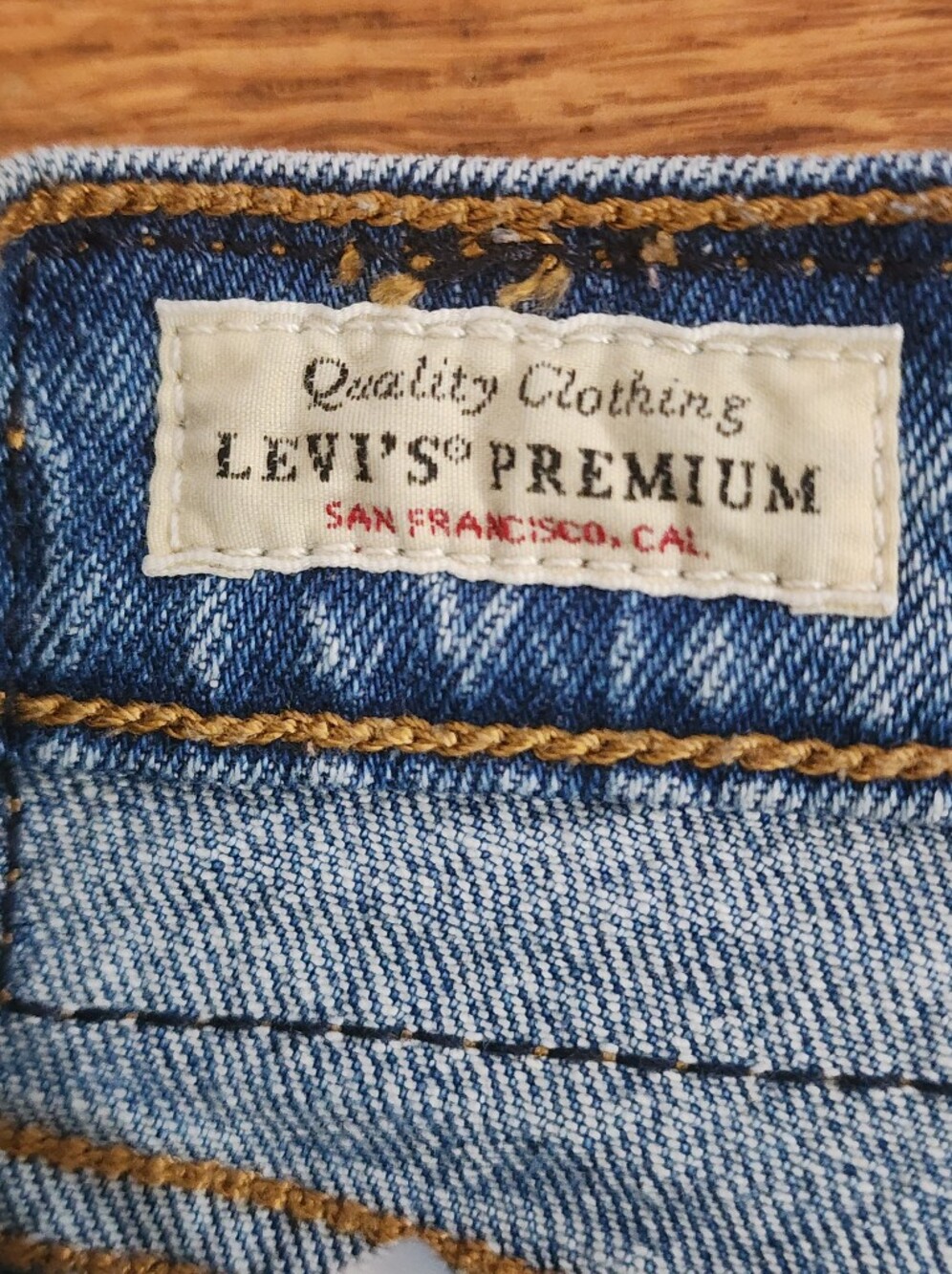 Levi’s Ribcage Straight Ankle Jeans W32 L29 Dance Around High Rise Medium Wash - Picture 7 of 10